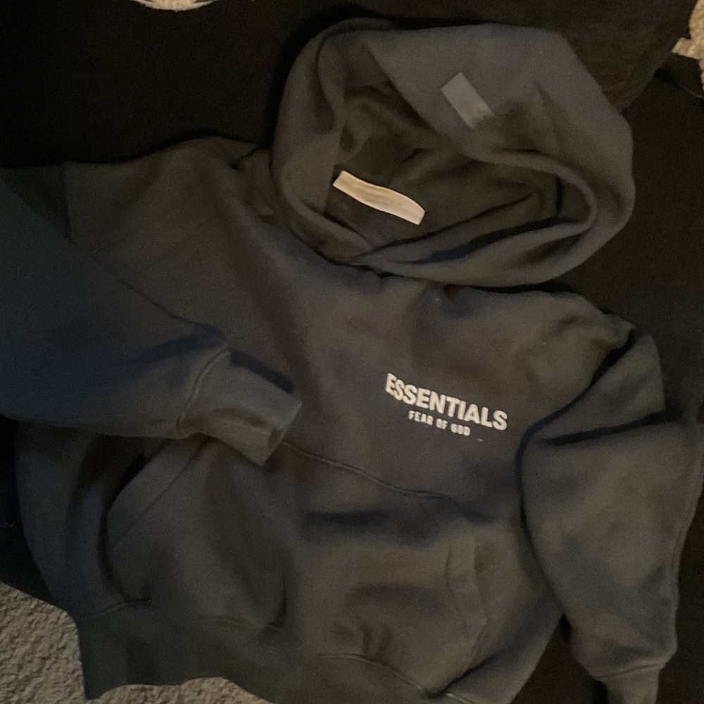 Fear of God Essentials Dark Gray Hoodie